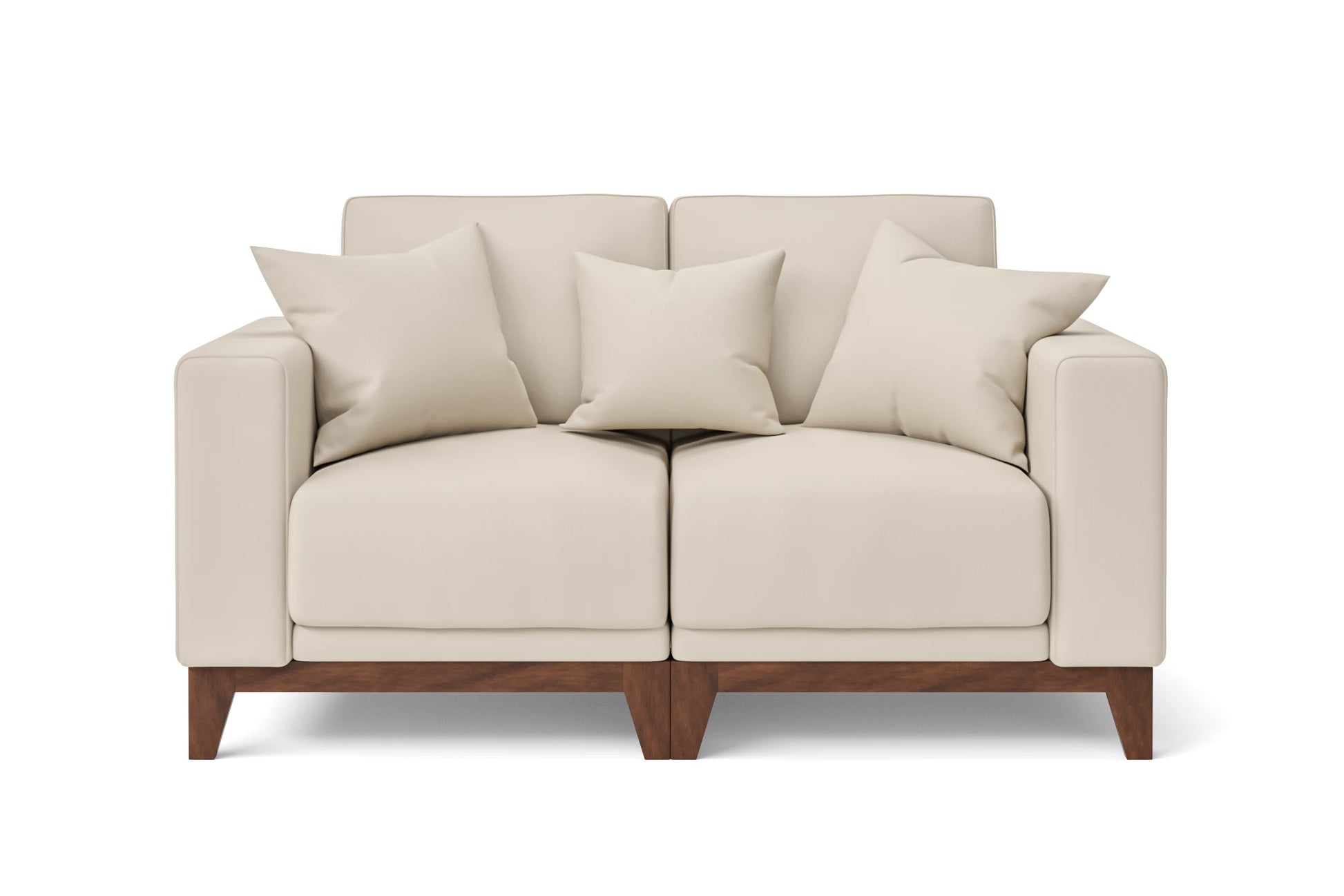 Lucca 2 Seater Sofa Cream Leather