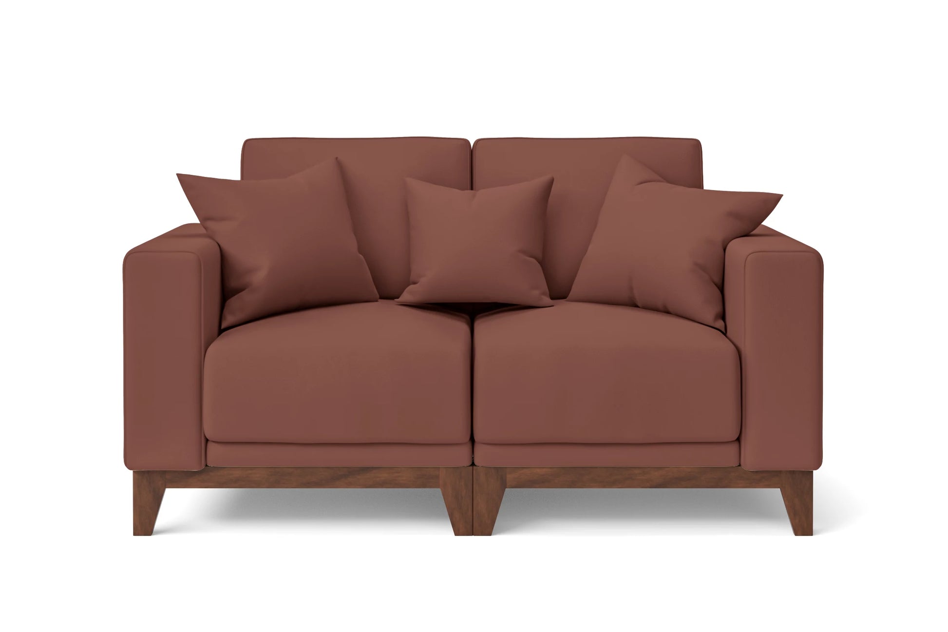 Lucca 2 Seater Sofa Mauve Leather