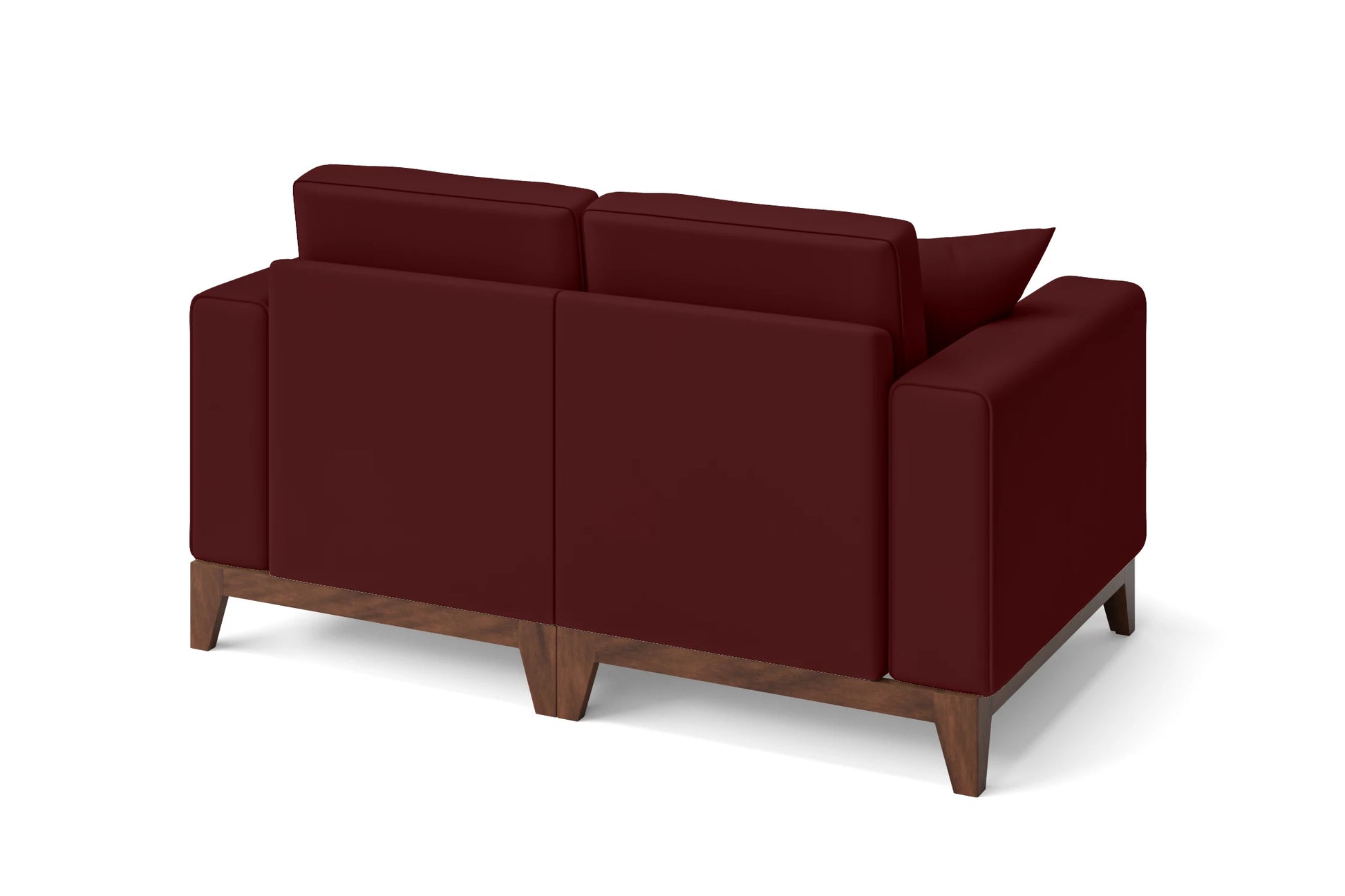 Lucca 2 Seater Sofa Red Leather