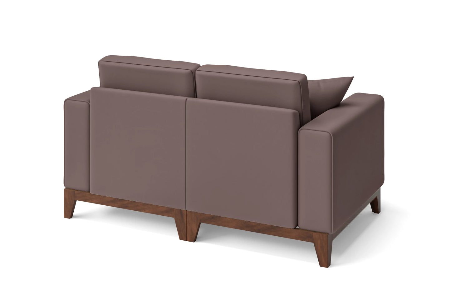 Lucca 2 Seater Sofa Rose Taupe Leather