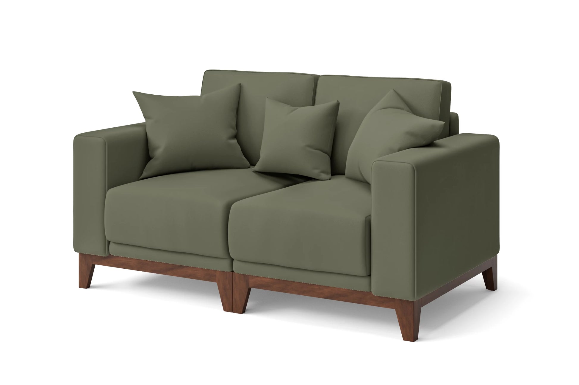 Lucca 2 Seater Sofa Sage Leather