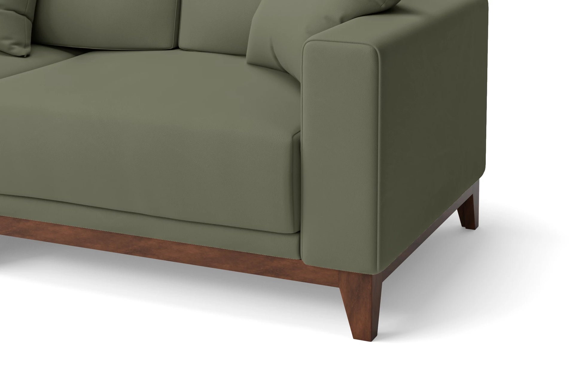 Lucca 2 Seater Sofa Sage Leather