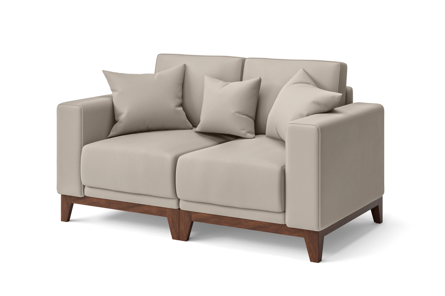 Lucca 2 Seater Sofa Sand Leather