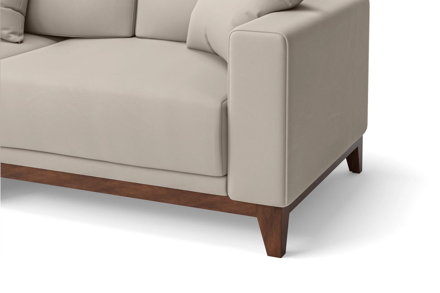 Lucca 2 Seater Sofa Sand Leather