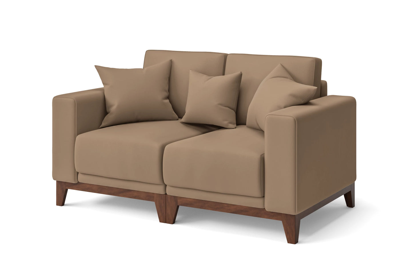 Lucca 2 Seater Sofa Stone Leather