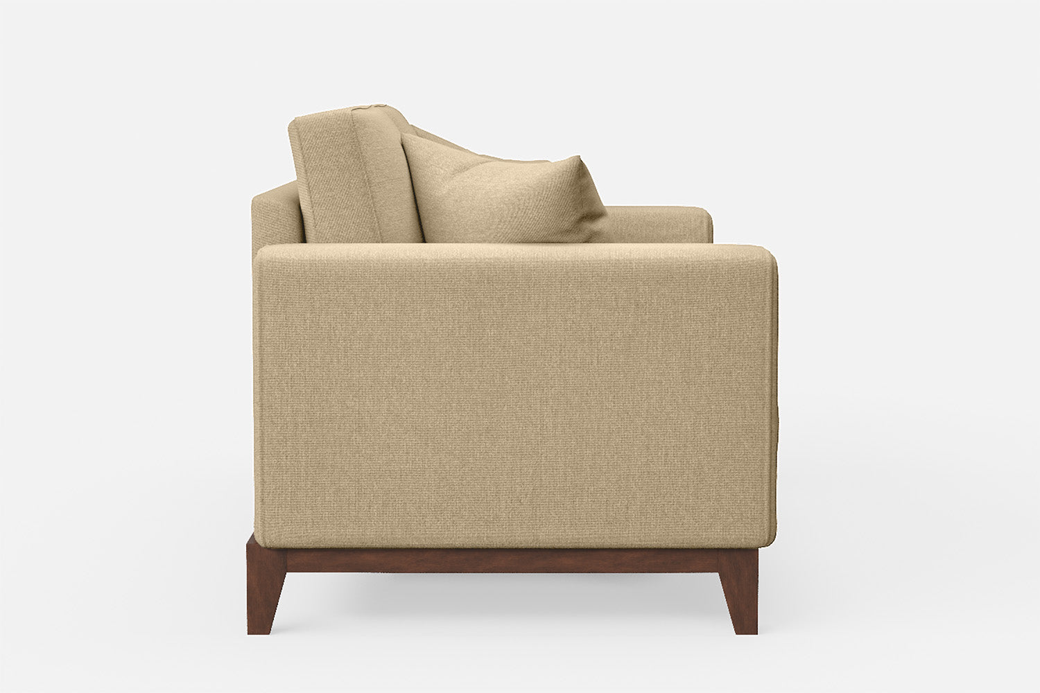 Lucca 2 Seater Sofa Beige Linen Fabric