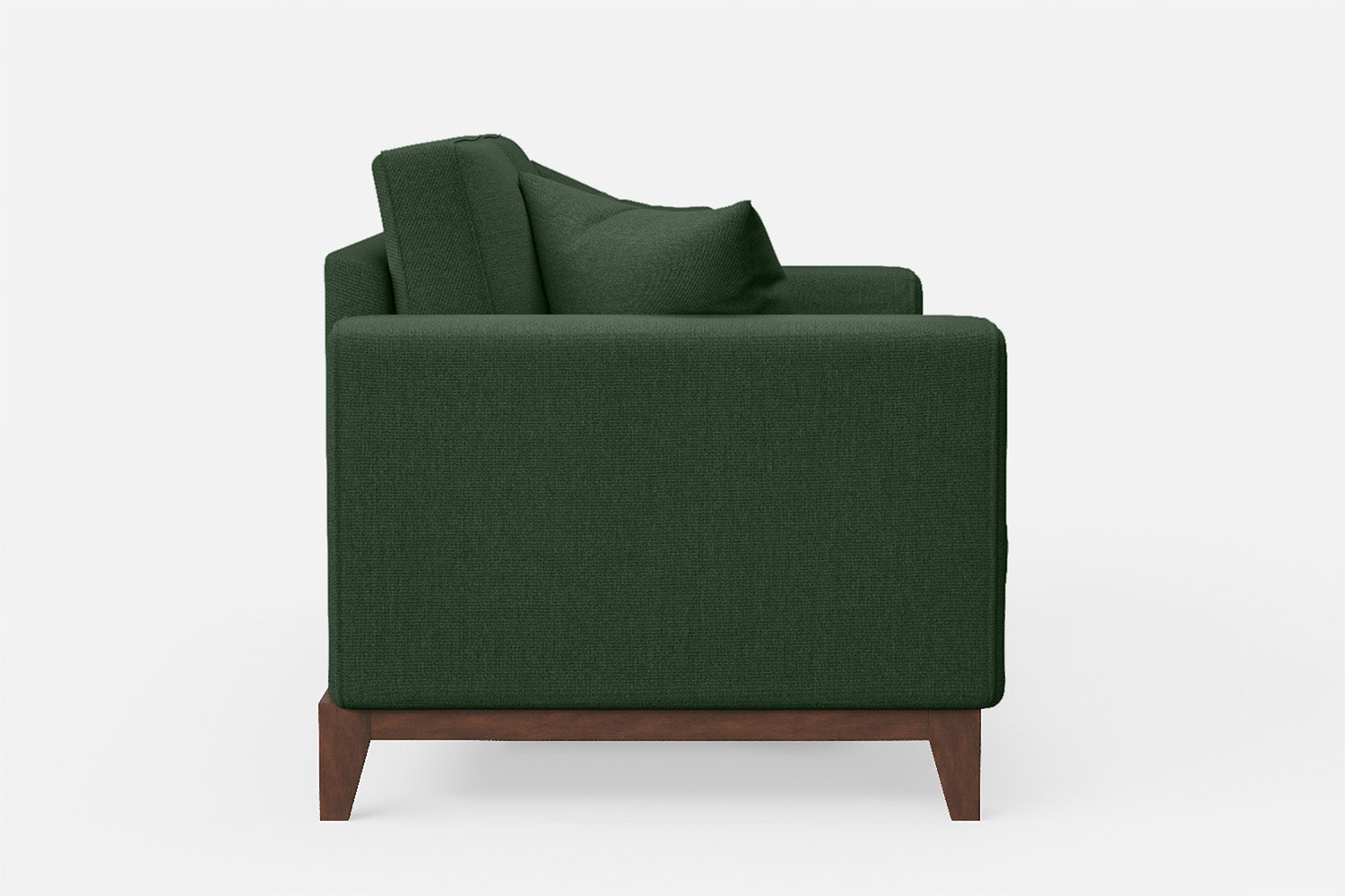 Lucca 2 Seater Sofa Forest Green Linen Fabric