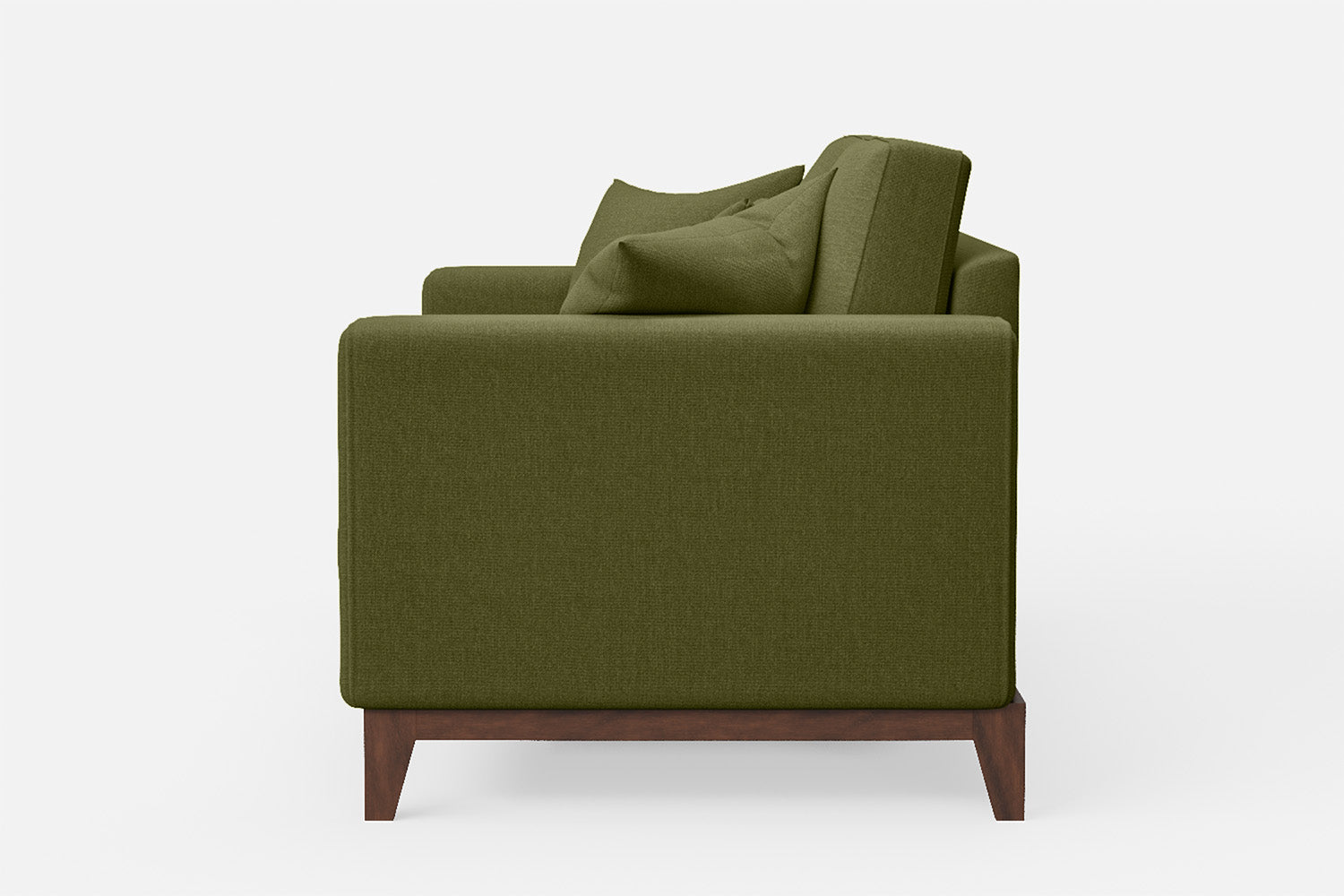 Lucca 2 Seater Sofa Olive Linen Fabric