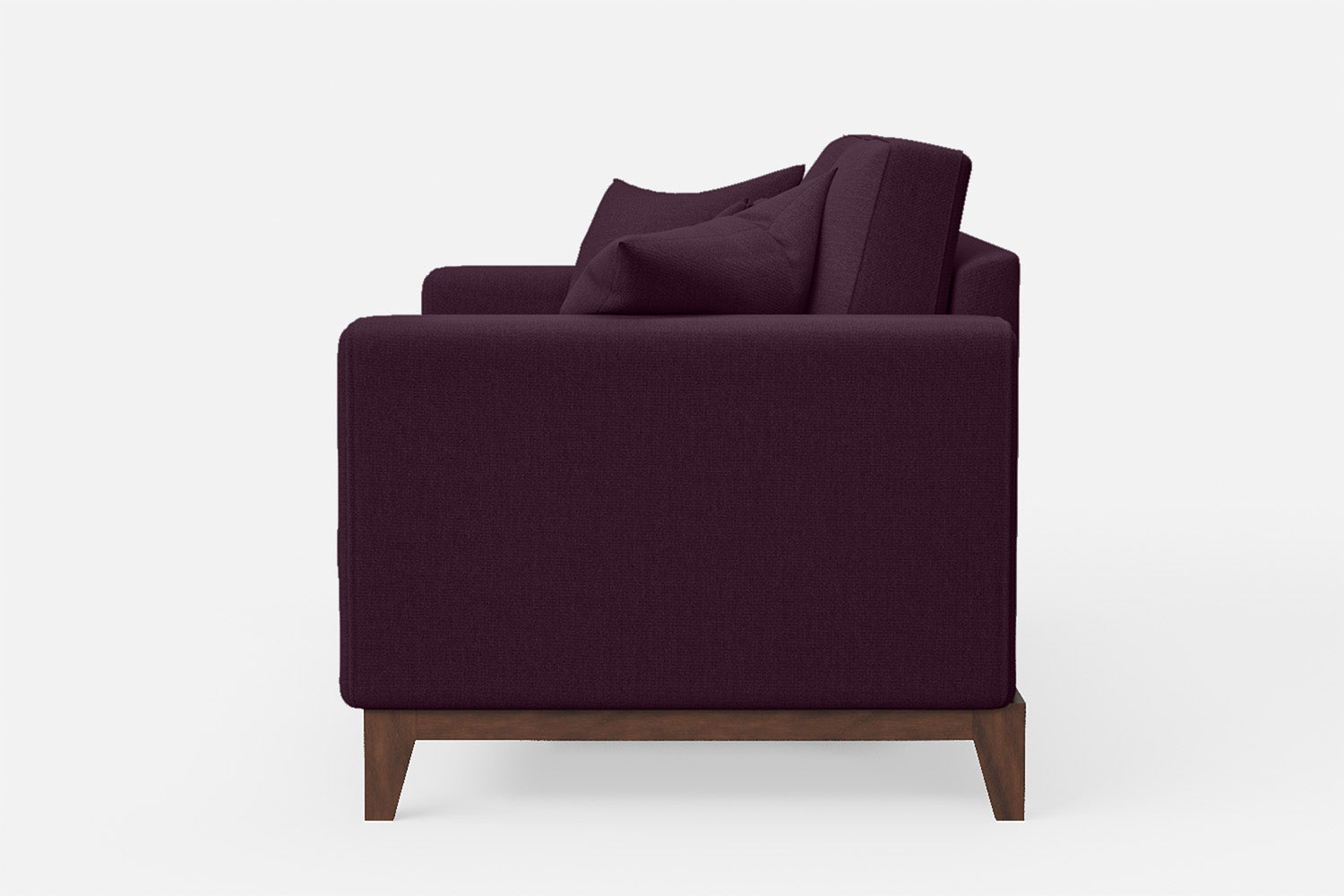 Lucca 2 Seater Sofa Purple Linen Fabric