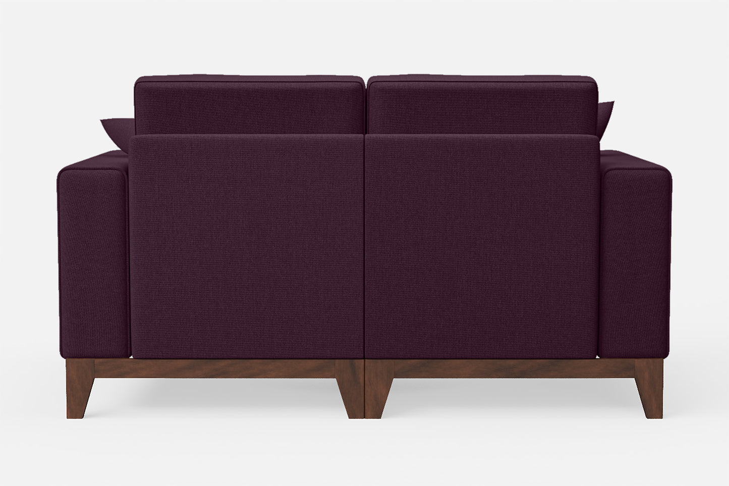 Lucca 2 Seater Sofa Purple Linen Fabric