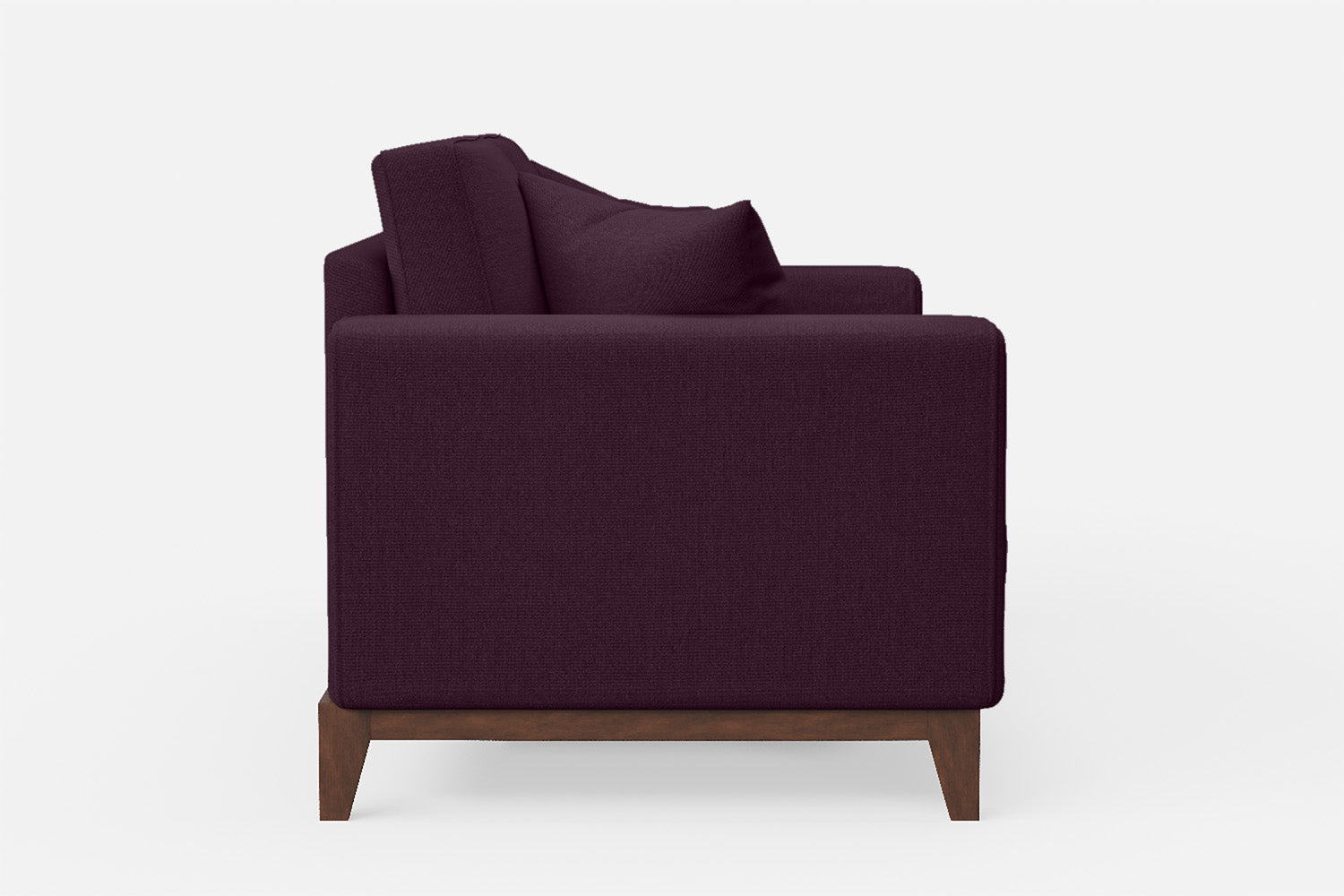 Lucca 2 Seater Sofa Purple Linen Fabric