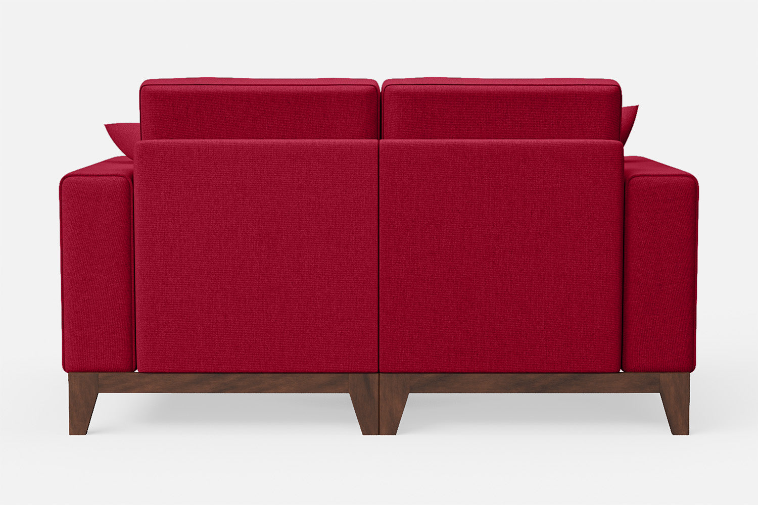 Lucca 2 Seater Sofa Red Linen Fabric