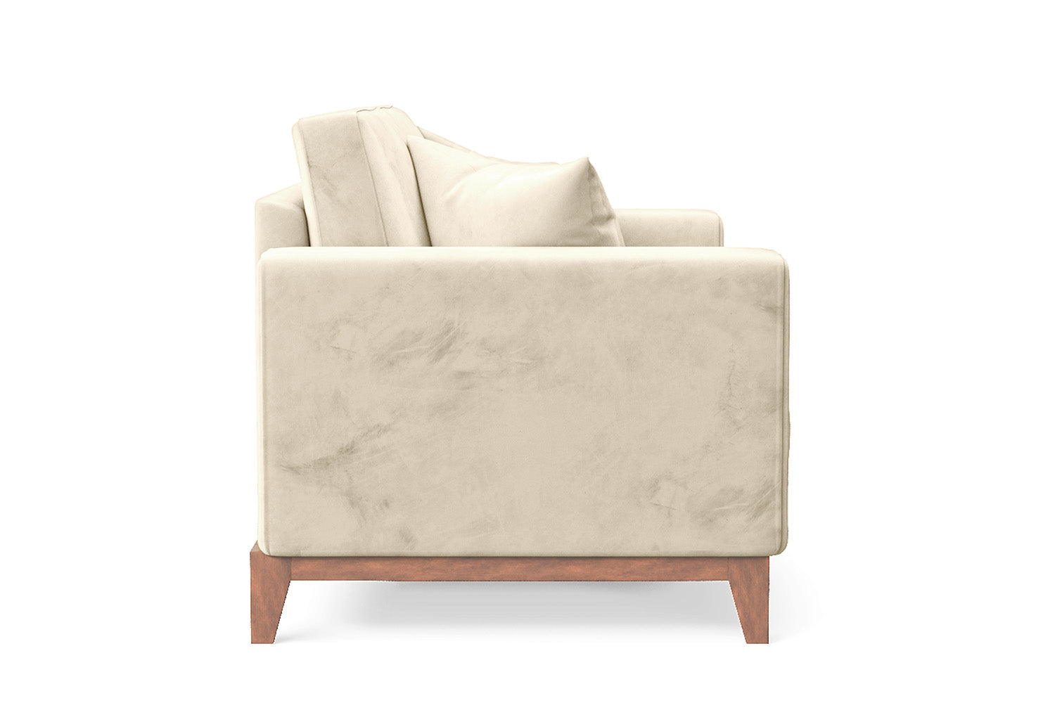 Lucca 2 Seater Sofa Cream Velvet