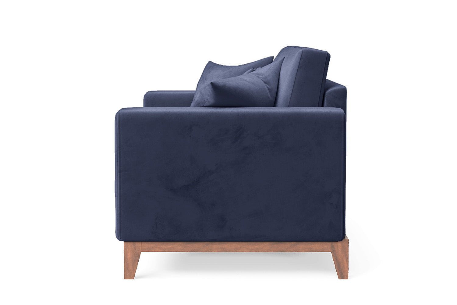 Lucca 2 Seater Sofa Dark Blue Velvet