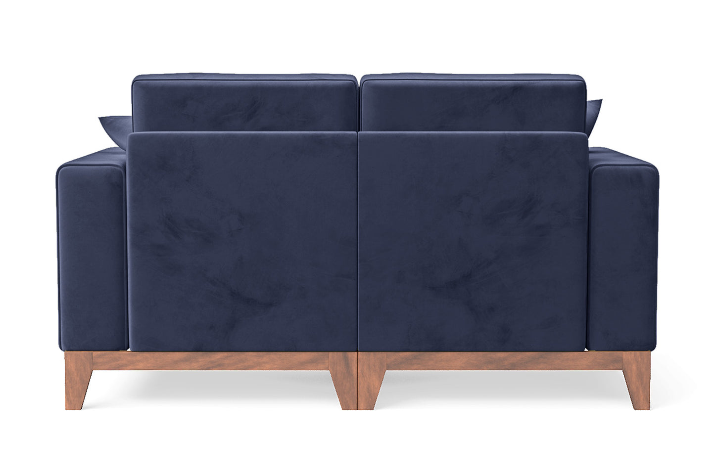 Lucca 2 Seater Sofa Dark Blue Velvet