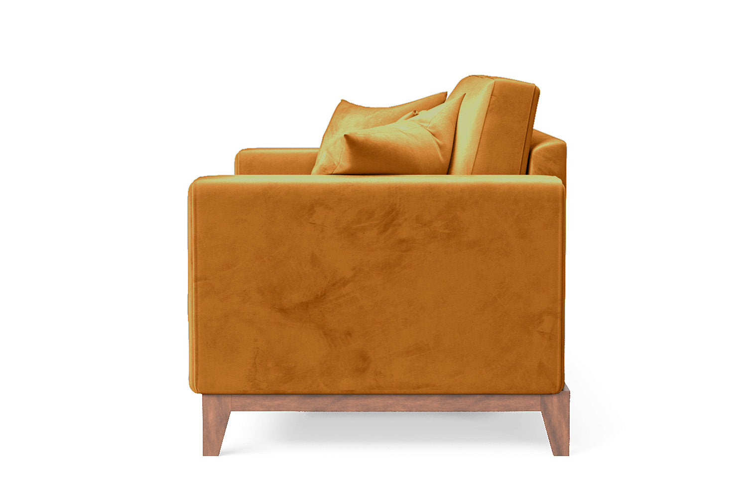 Lucca 2 Seater Sofa Gold Velvet