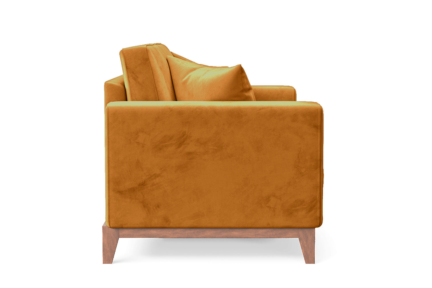 Lucca 2 Seater Sofa Gold Velvet