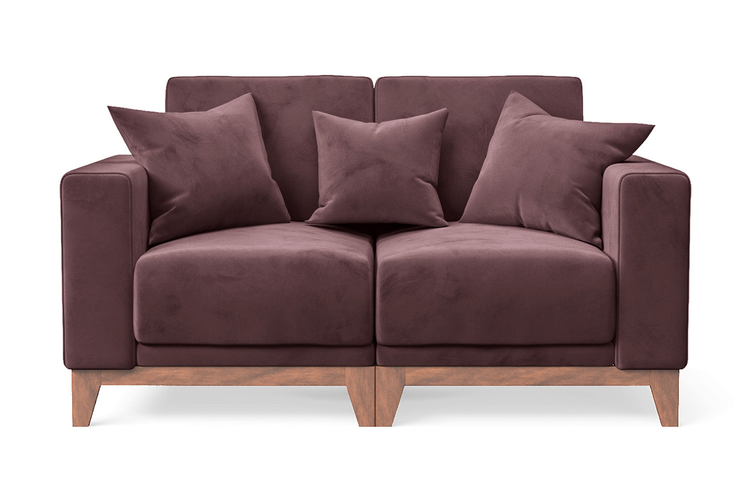 Lucca 2 Seater Sofa Grape Velvet