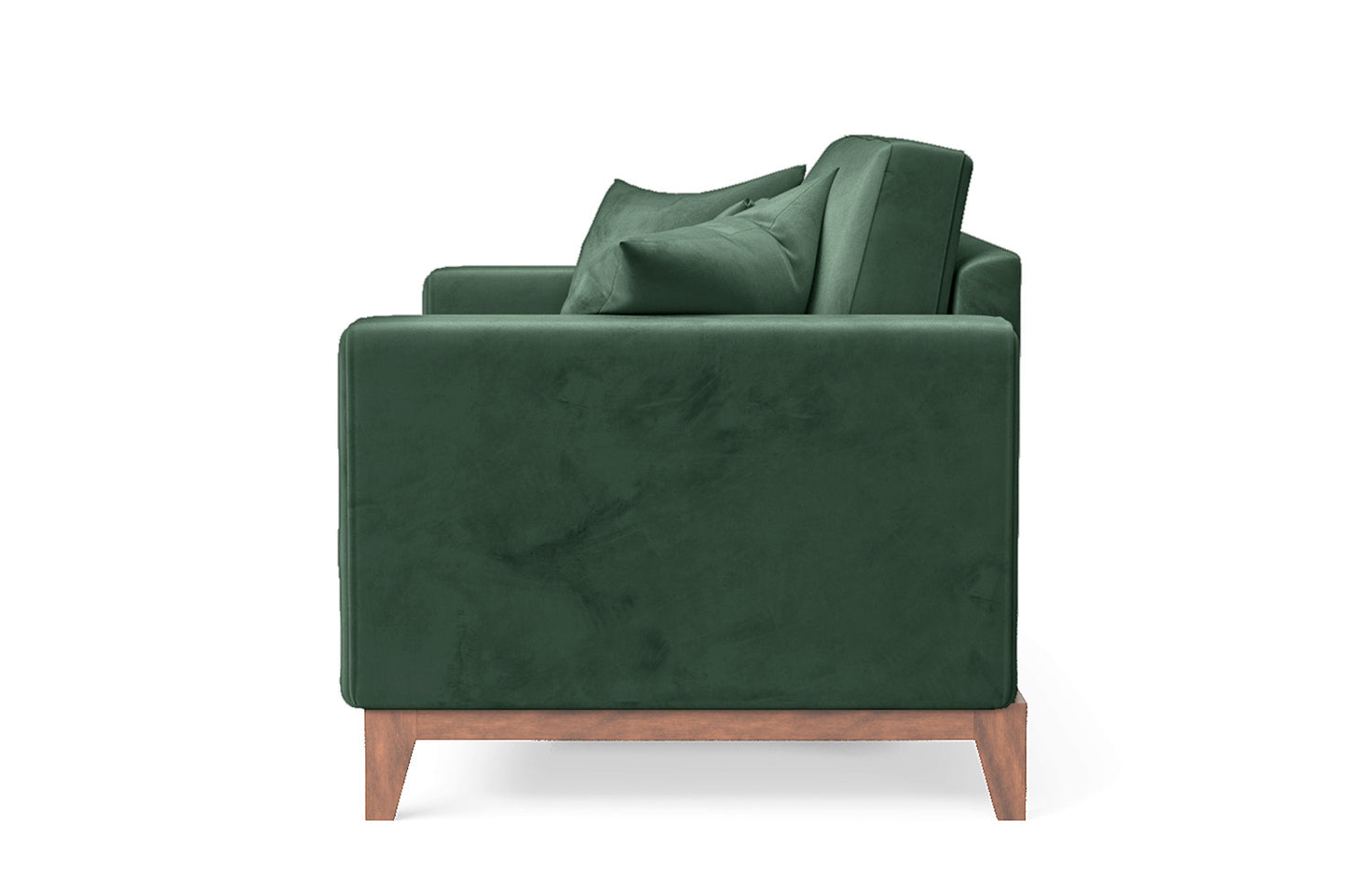 Lucca 2 Seater Sofa Green Velvet