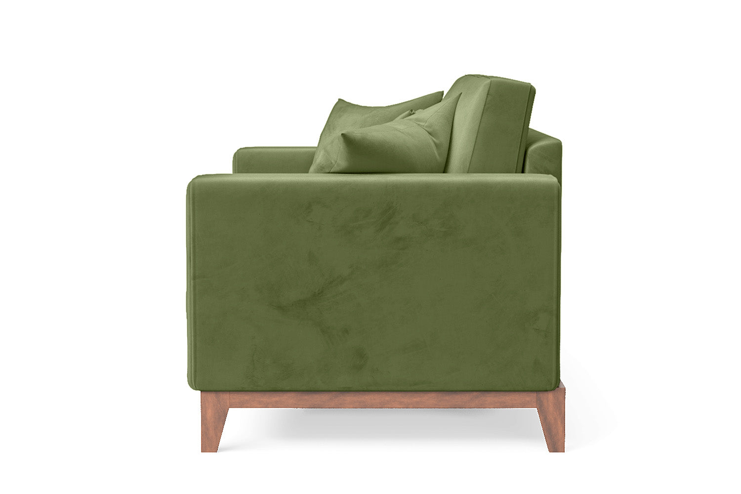 Lucca 2 Seater Sofa Lime Velvet