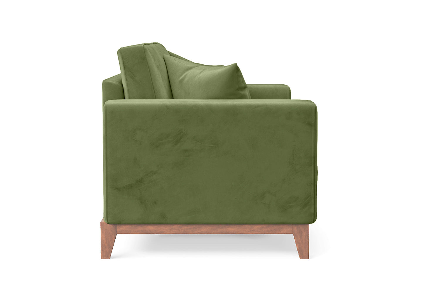 Lucca 2 Seater Sofa Lime Velvet