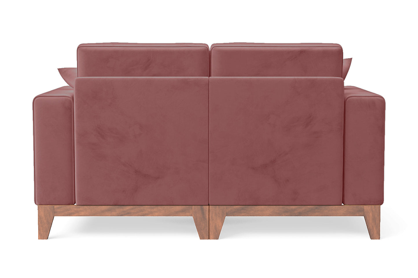 Lucca 2 Seater Sofa Pink Velvet