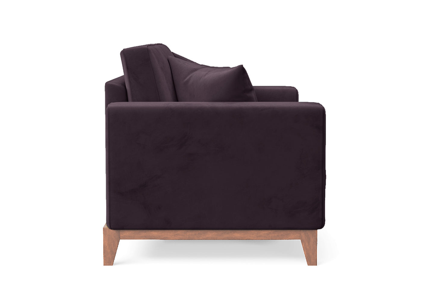 Lucca 2 Seater Sofa Purple Velvet