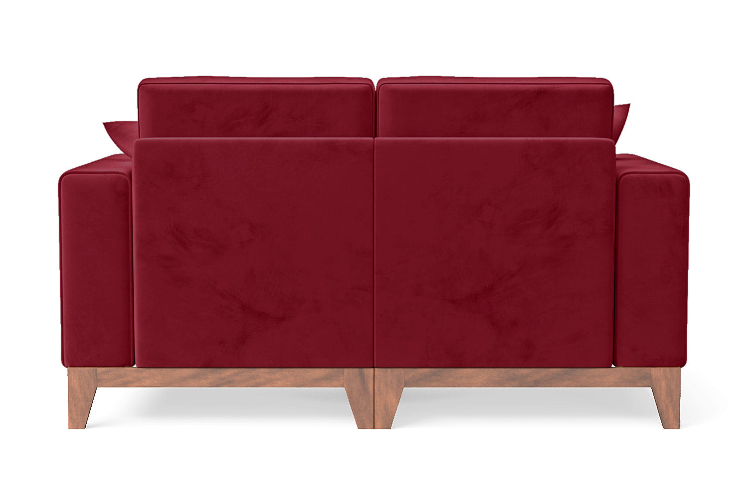 Lucca 2 Seater Sofa Red Velvet