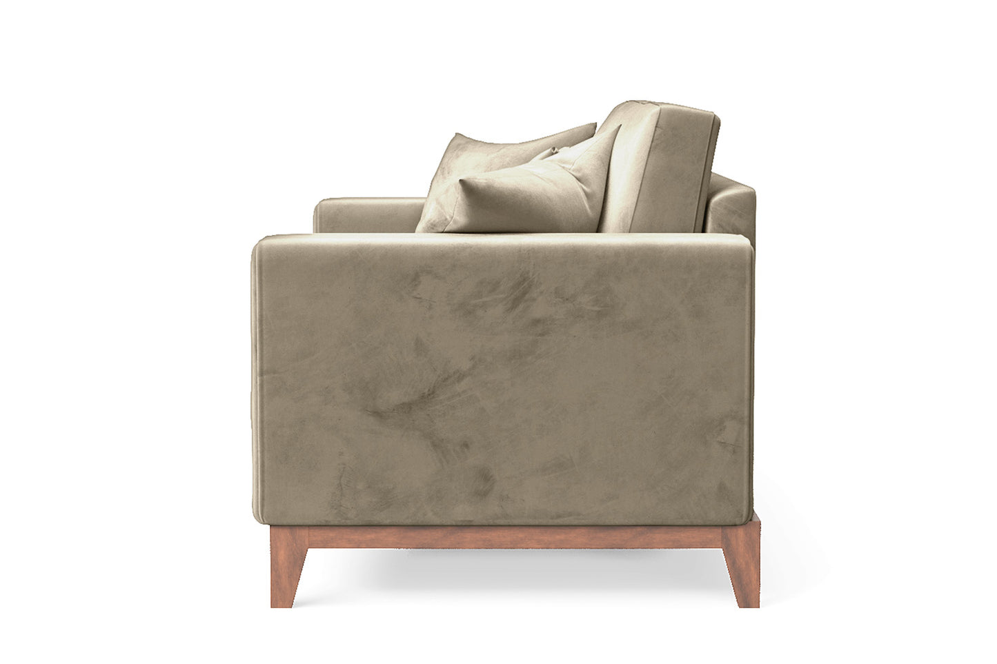 Lucca 2 Seater Sofa Sand Velvet