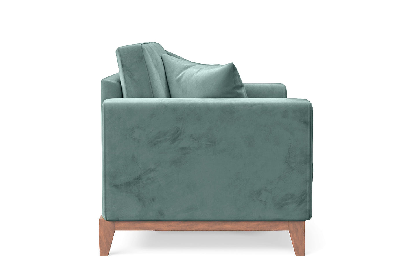 Lucca 2 Seater Sofa Teal Velvet