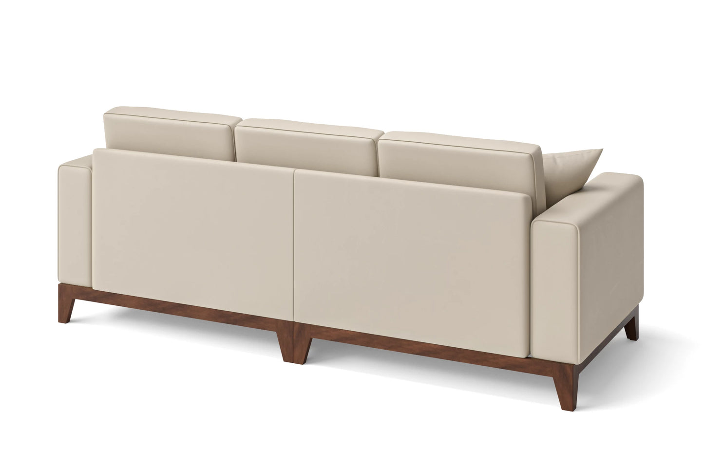 Lucca 3 Seater Sofa Cream Leather