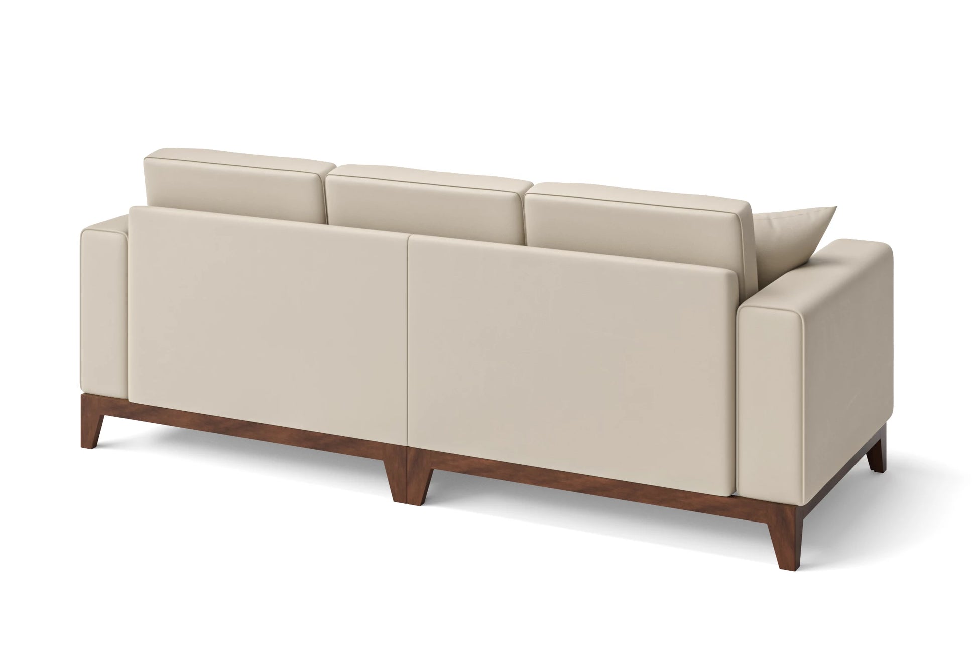 Lucca 3 Seater Sofa Cream Leather