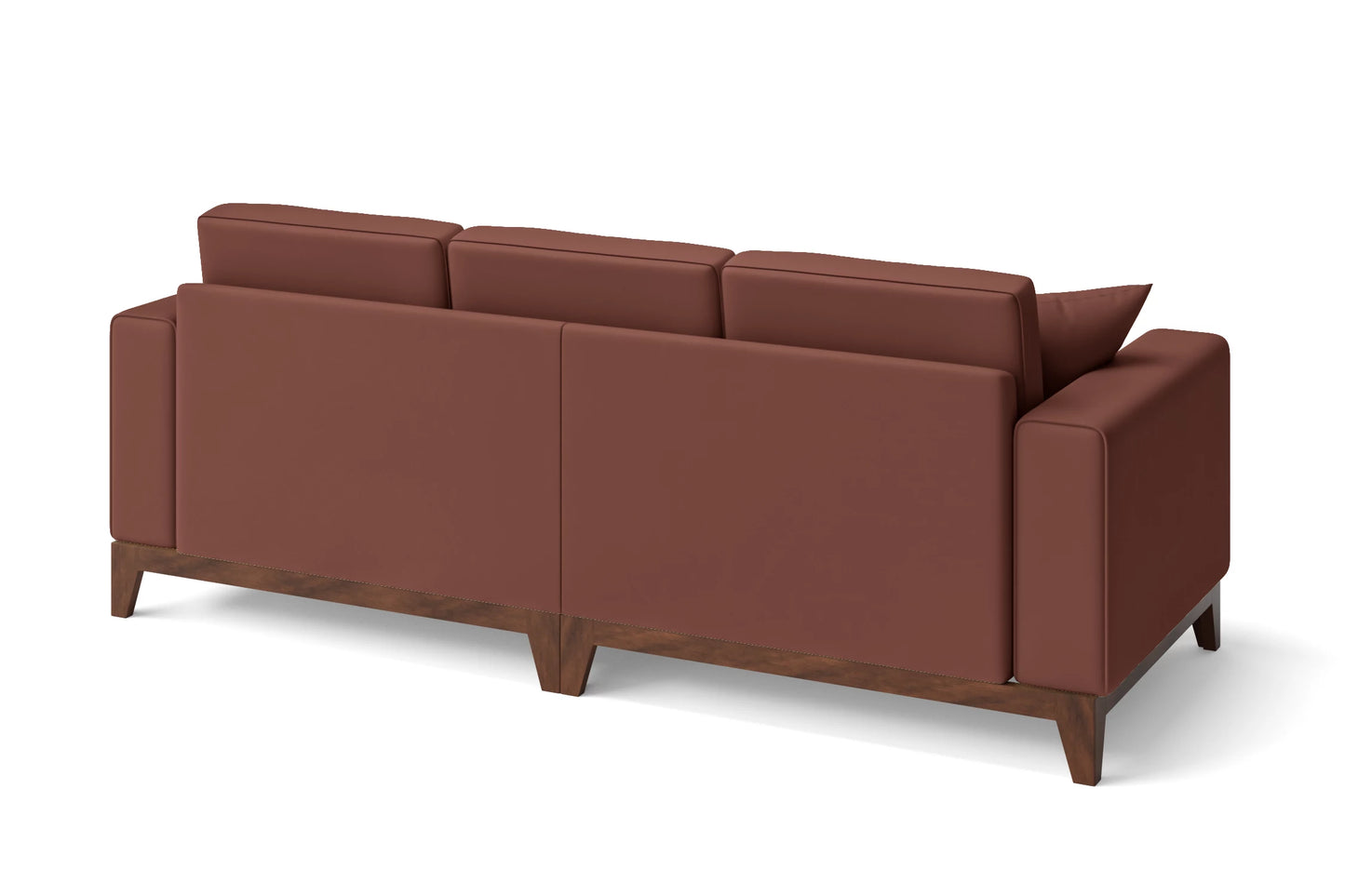 Lucca 3 Seater Sofa Mauve Leather