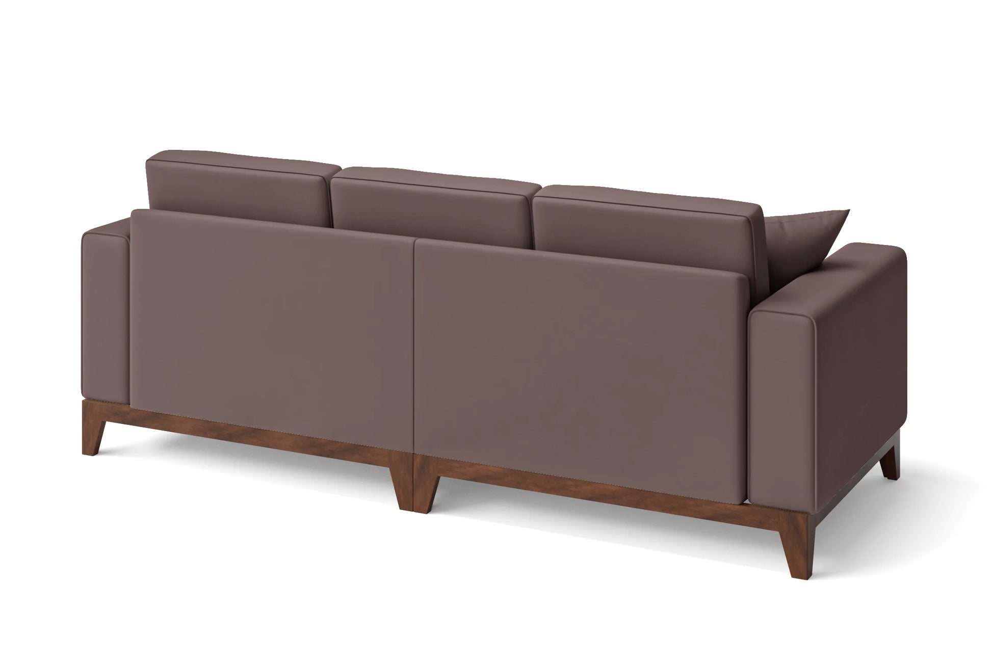 Lucca 3 Seater Sofa Rose Taupe Leather