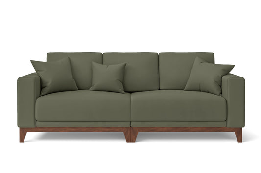 Lucca 3 Seater Sofa Sage Leather