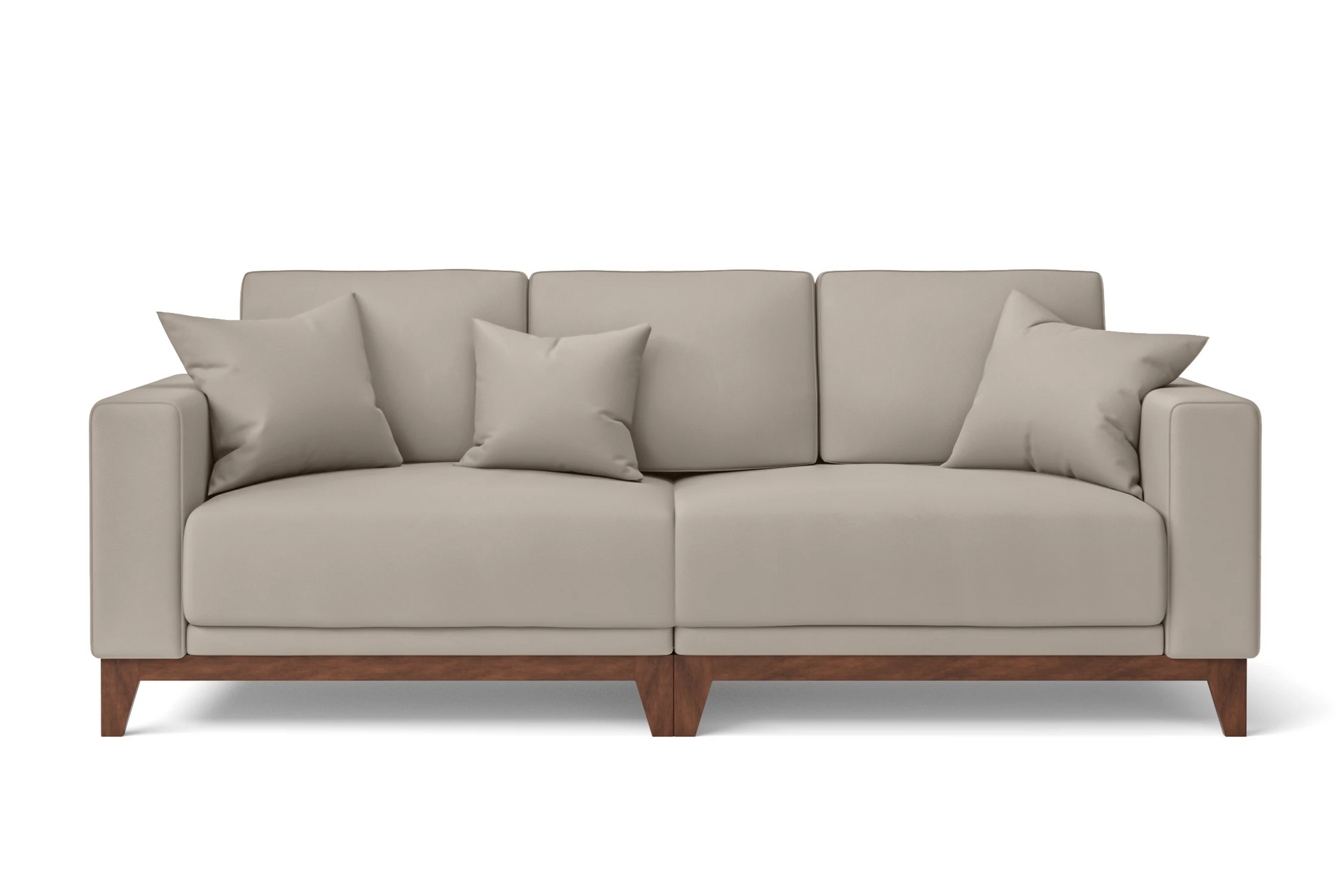 Lucca 3 Seater Sofa Sand Leather