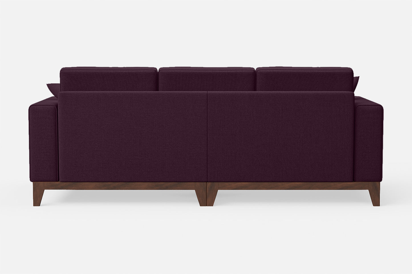 Lucca 3 Seater Sofa Purple Linen Fabric