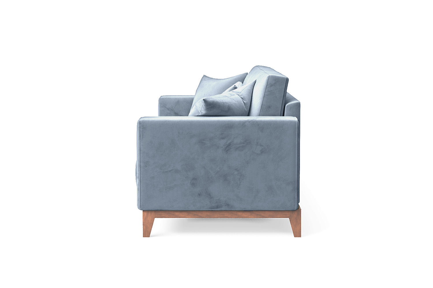 Lucca 3 Seater Sofa Baby Blue Velvet