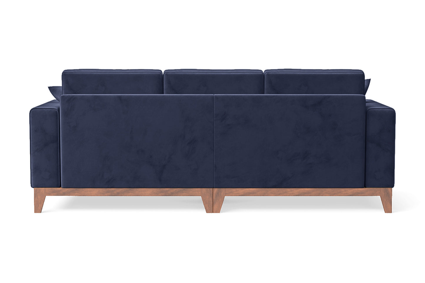 Lucca 3 Seater Sofa Dark Blue Velvet