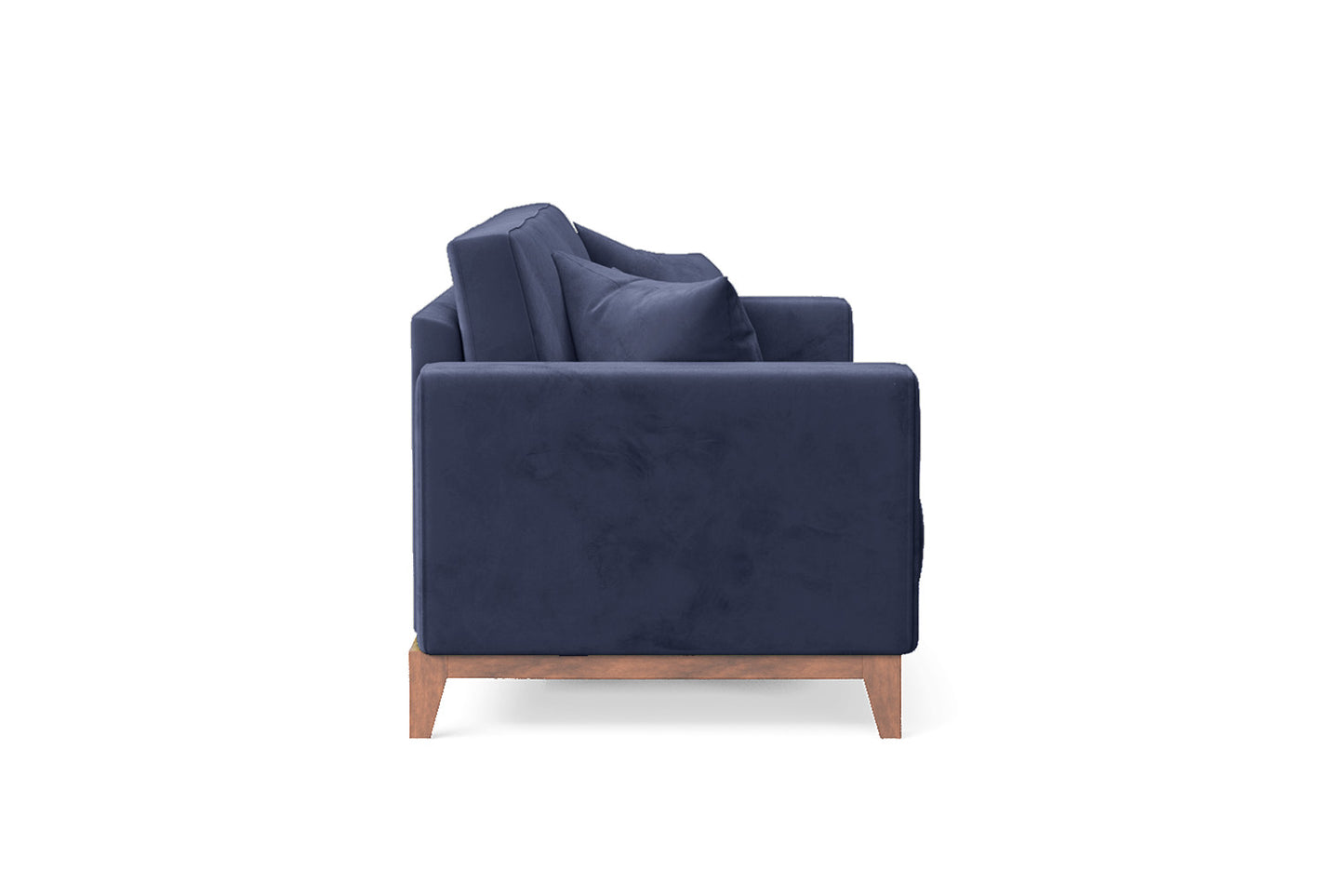 Lucca 3 Seater Sofa Dark Blue Velvet