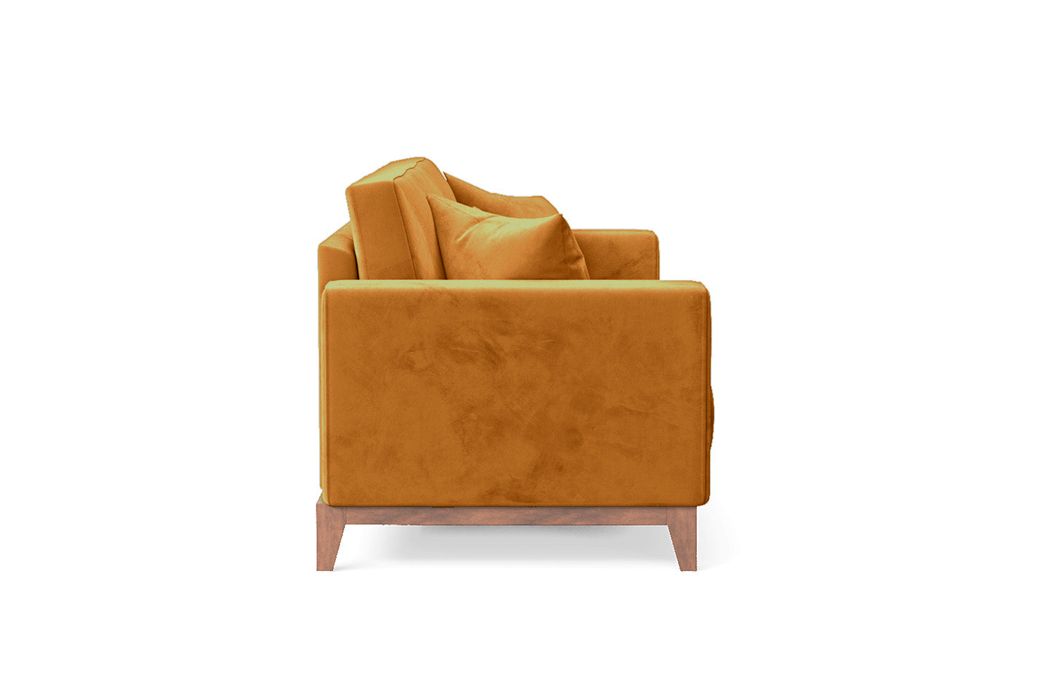 Lucca 3 Seater Sofa Gold Velvet