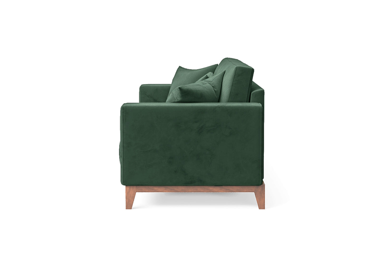 Lucca 3 Seater Sofa Green Velvet