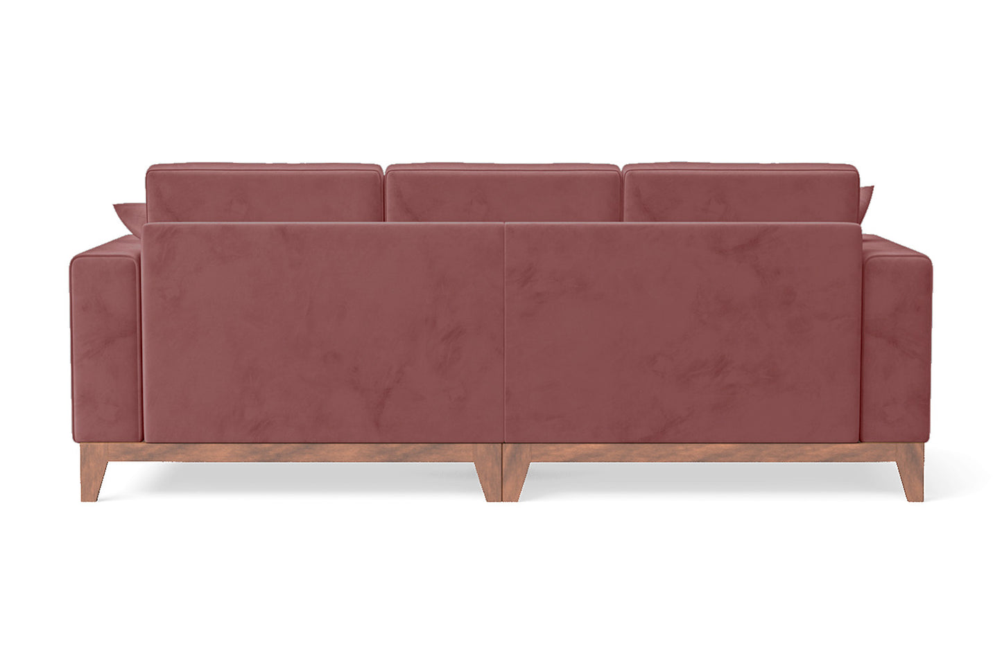 Lucca 3 Seater Sofa Pink Velvet