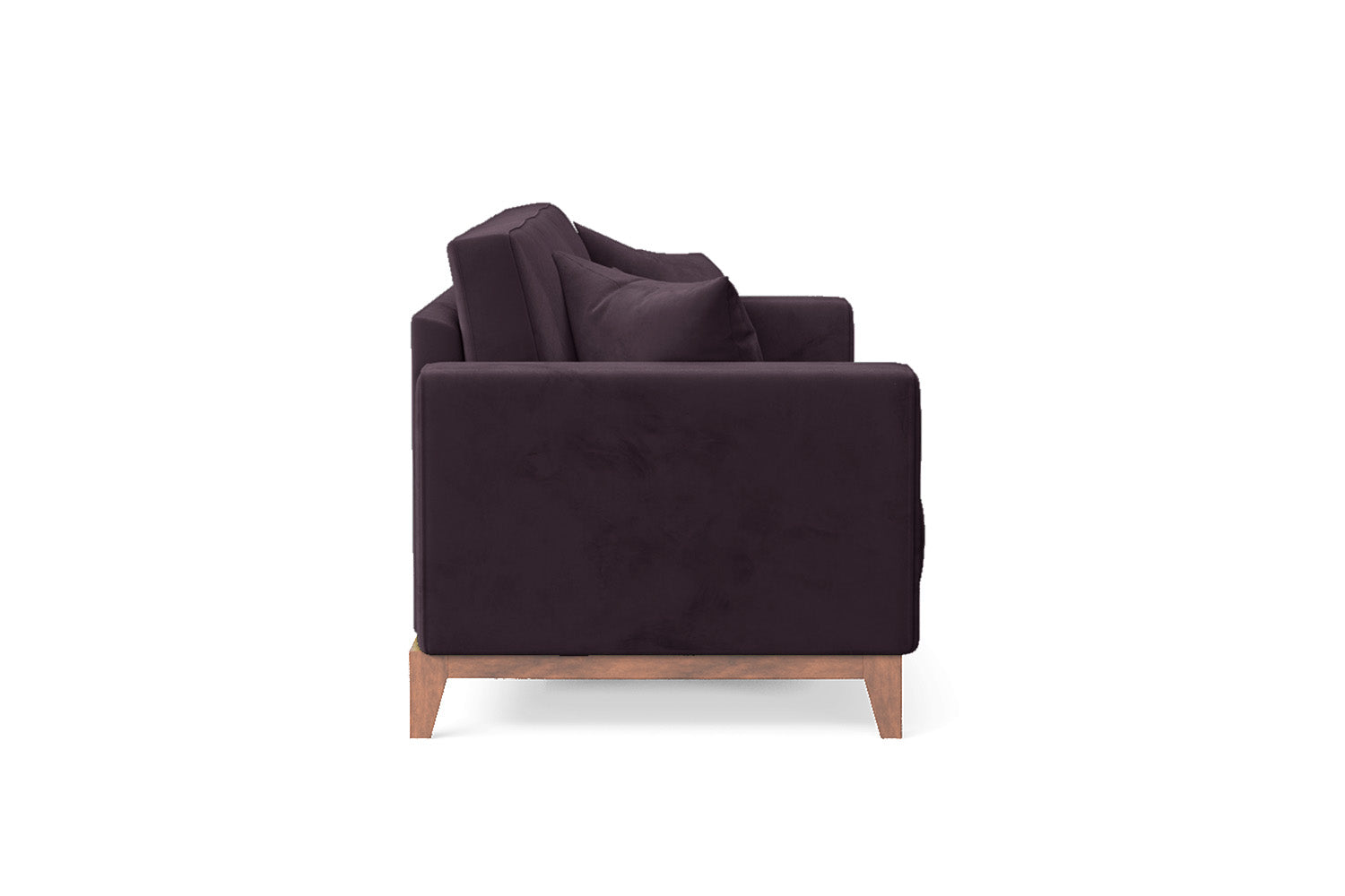 Lucca 3 Seater Sofa Purple Velvet