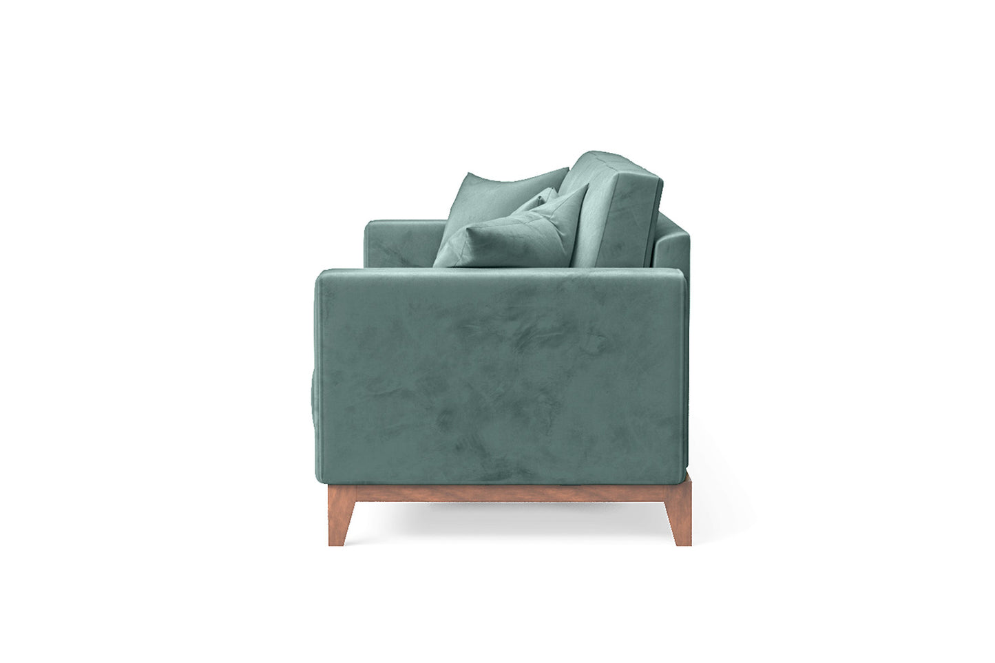 Lucca 3 Seater Sofa Teal Velvet