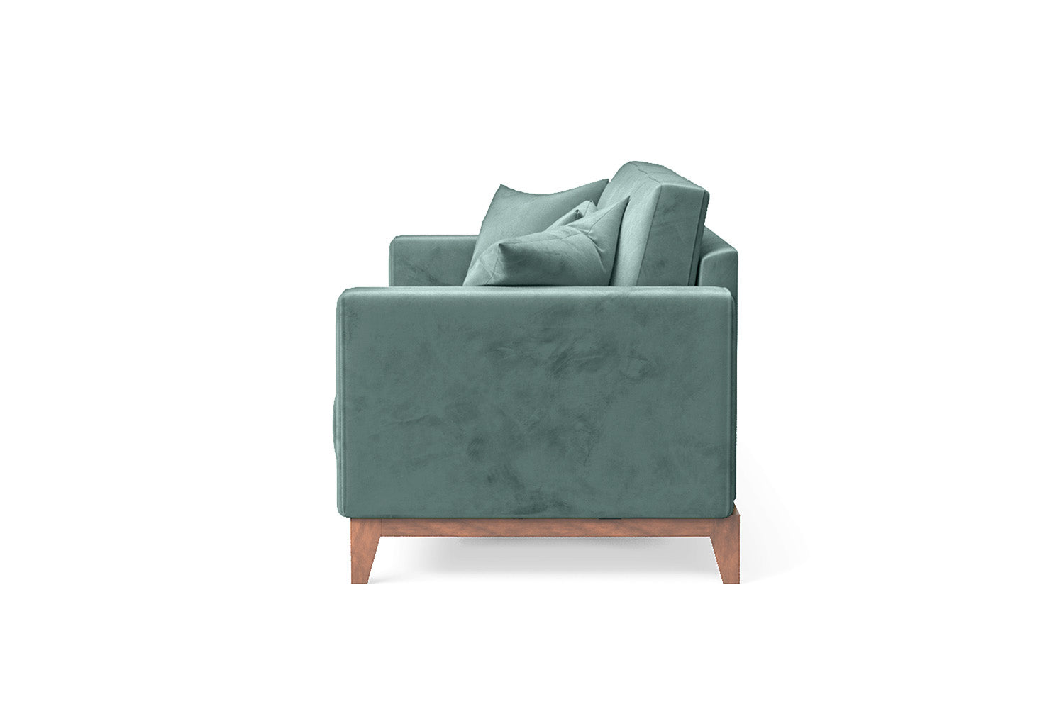 Lucca 3 Seater Sofa Teal Velvet