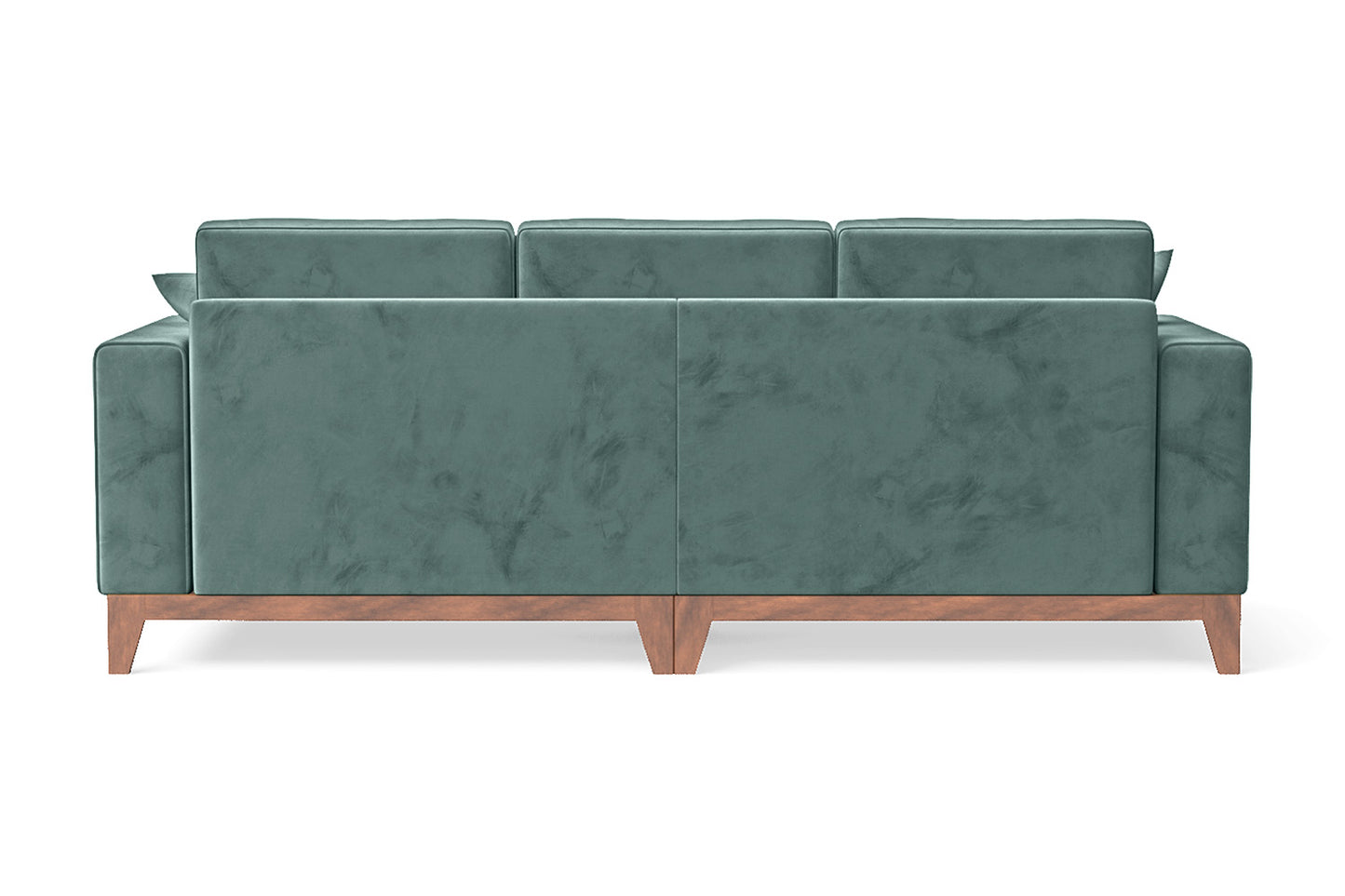 Lucca 3 Seater Sofa Teal Velvet