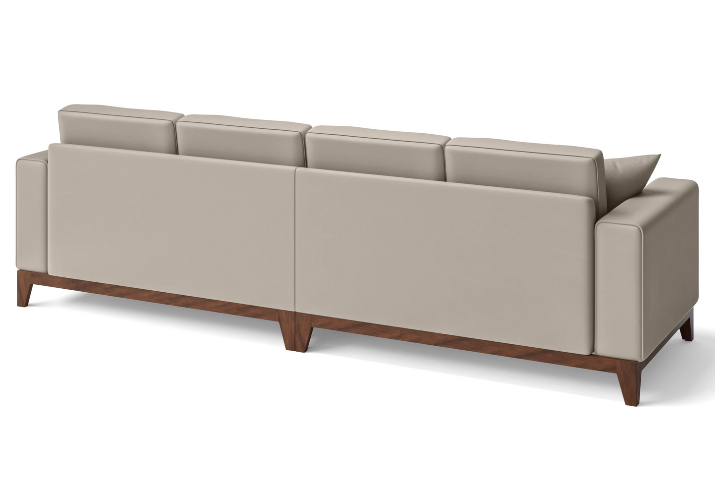 Lucca 4 Seater Sofa Sand Leather