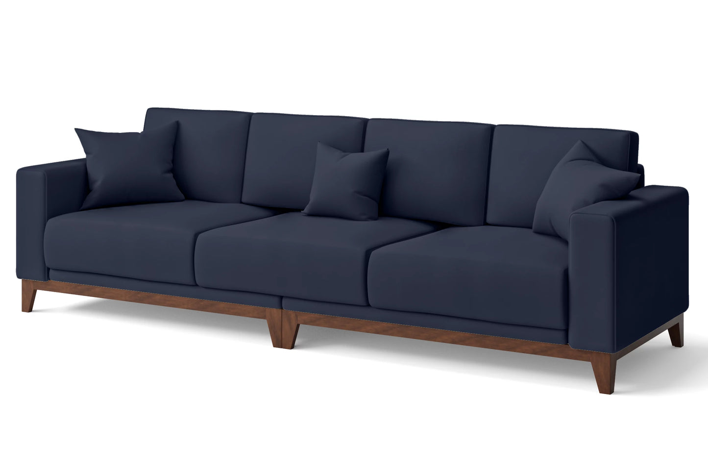 Lucca 4 Seater Sofa Spruce Leather