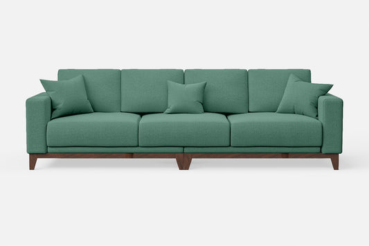 Lucca 4 Seater Sofa Mint Green Linen Fabric